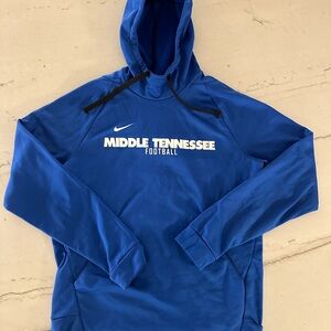 Middle Tennessee State University TEAM ISSUED Raiders Hoodie Men Medium Nike